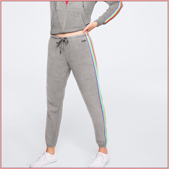 VS PINK EVERYDAY CLASSIC PANTS ~ RAINBOW - Picture 6 of 6